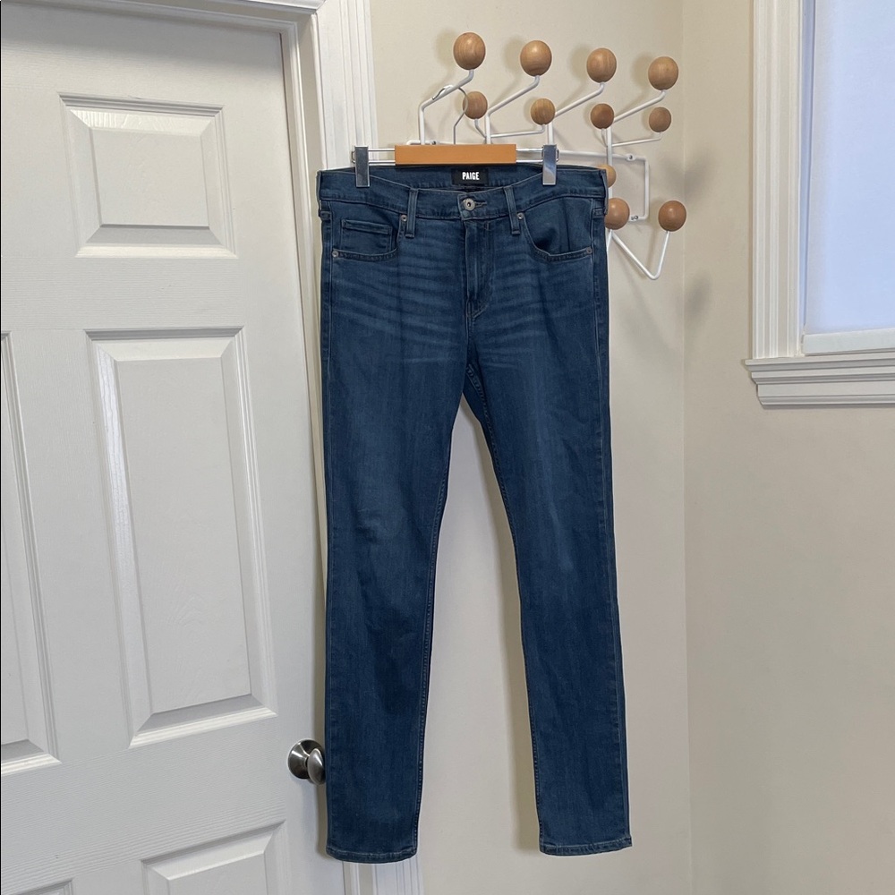 PAIGE - Croft Skinny Fit Denim Jeans - Blue - 34
